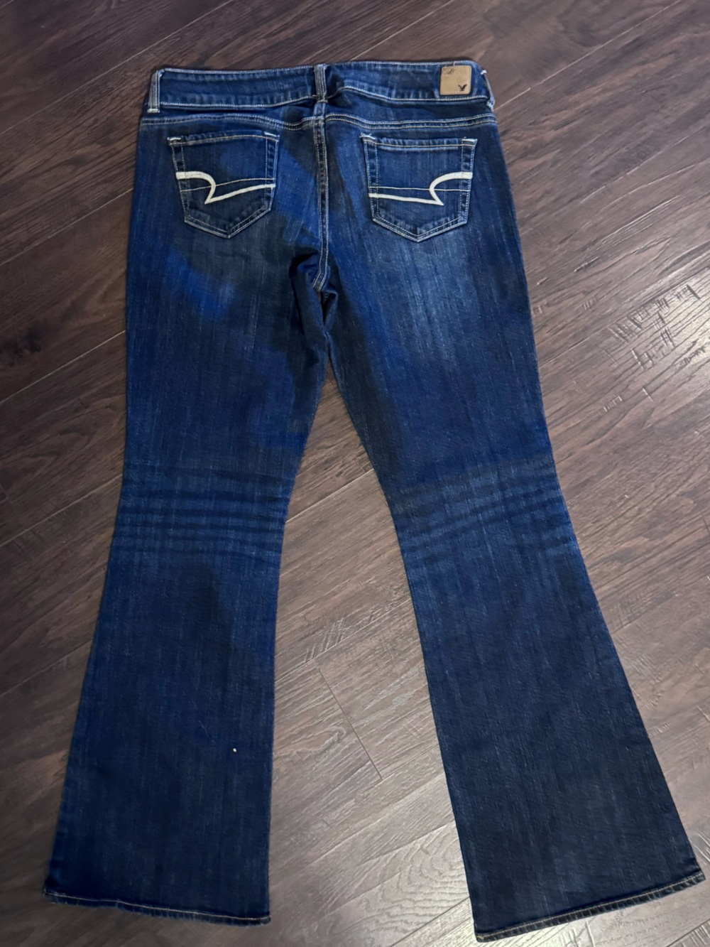 American Eagle Outfitters Dark Blue Bootcut Jeans - Picture 5 of 5